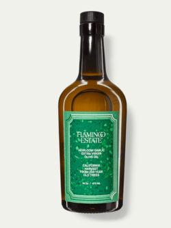 FLAMINGO ESTATE Garlic Infused Extra Virgin Olive Oil 16 oz