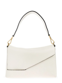 WANDLER Oscar Baguette Crossbody - White Crust