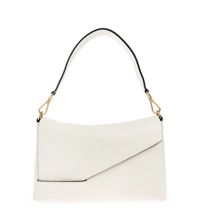 WANDLER Oscar Baguette Crossbody - White Crust