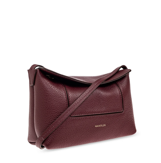 WANDLER Mini Penelope Slouch Bag - Acai Crust