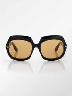 TOM FORD Ren - Black / Brown Lens