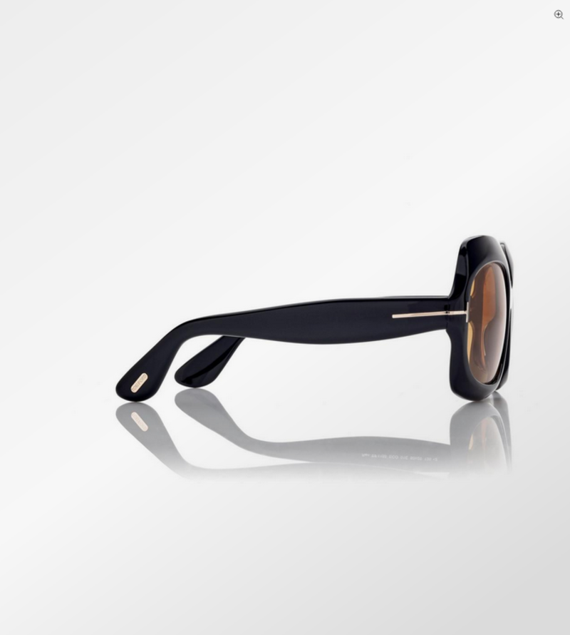 TOM FORD Ren - Black / Brown Lens