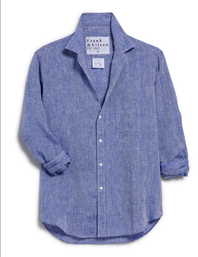 FRANK & EILEEN Eileen Linen - Blue
