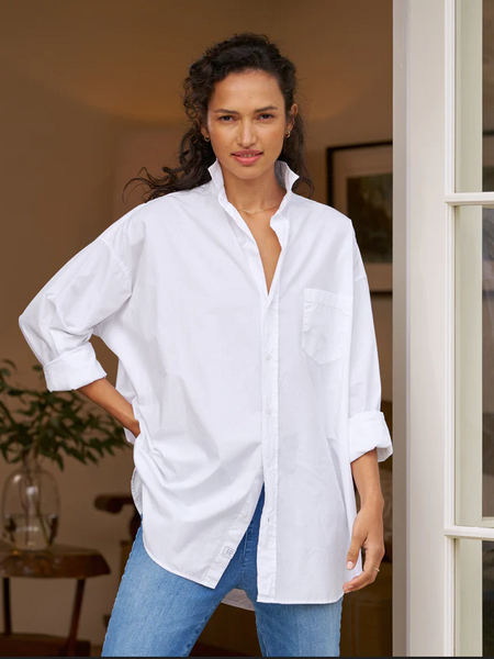 FRANK & EILEEN Shirley Everyday Poplin - White