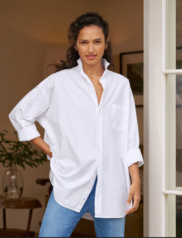 FRANK & EILEEN Shirley Everyday Poplin - White
