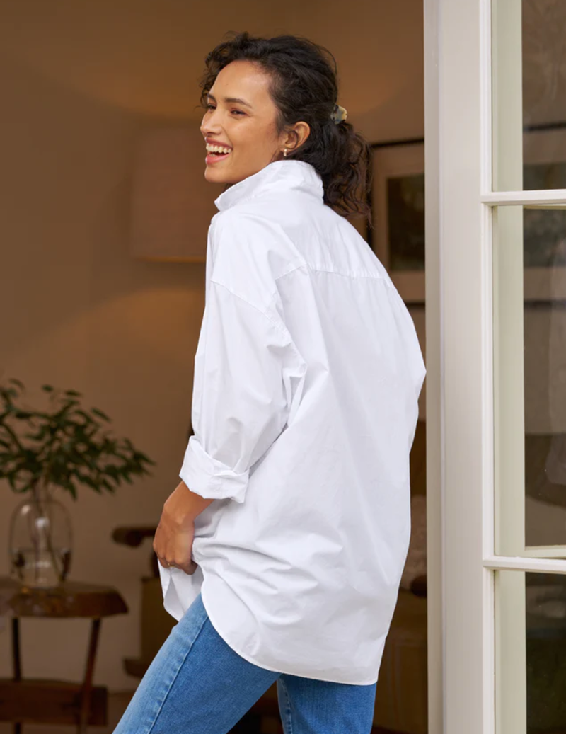 FRANK & EILEEN Shirley Everyday Poplin - White