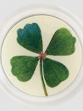 JOHN DERIAN 6" Coaster - Clover