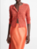 VINCE Lace-Stitch Cotton Cardigan - Terra