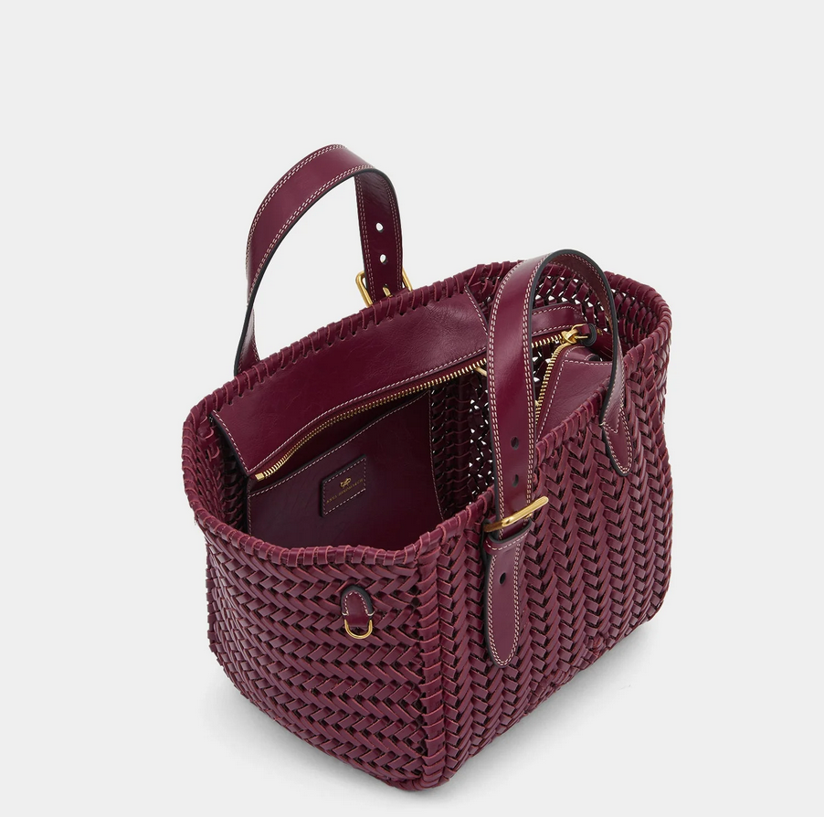 ANYA HINDMARCH Neeson Small Square Tote - Orchid Purple