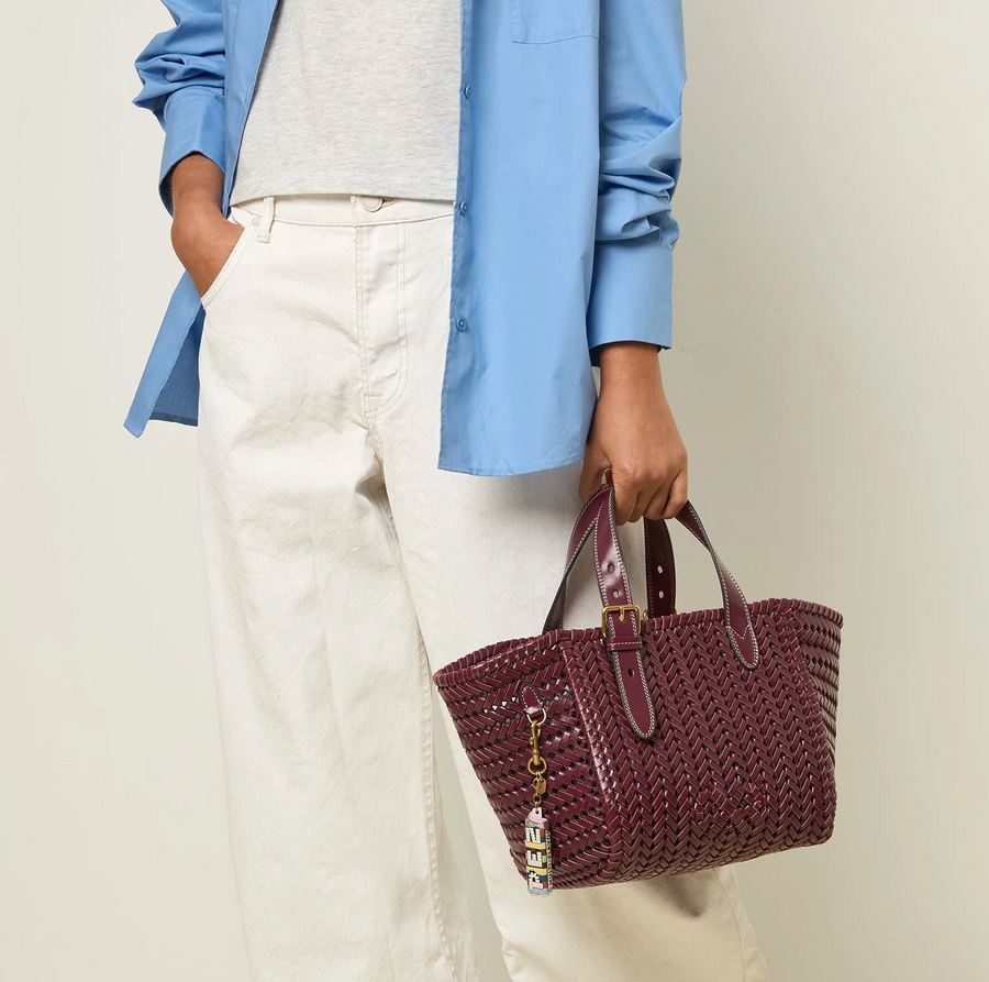 ANYA HINDMARCH Neeson Small Square Tote - Orchid Purple