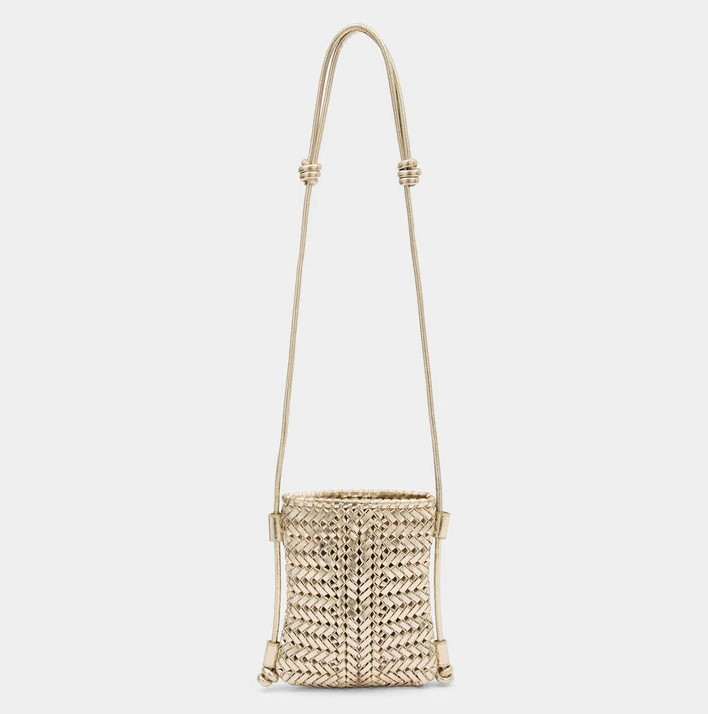 ANYA HINDMARCH Neeson Crossbody Pouch - Gold Mirror