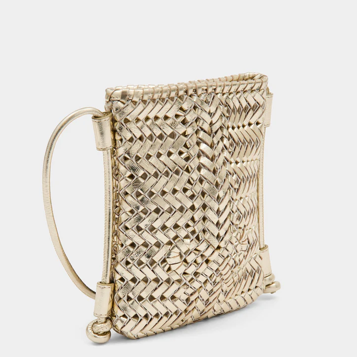 ANYA HINDMARCH Neeson Crossbody Pouch - Gold Mirror