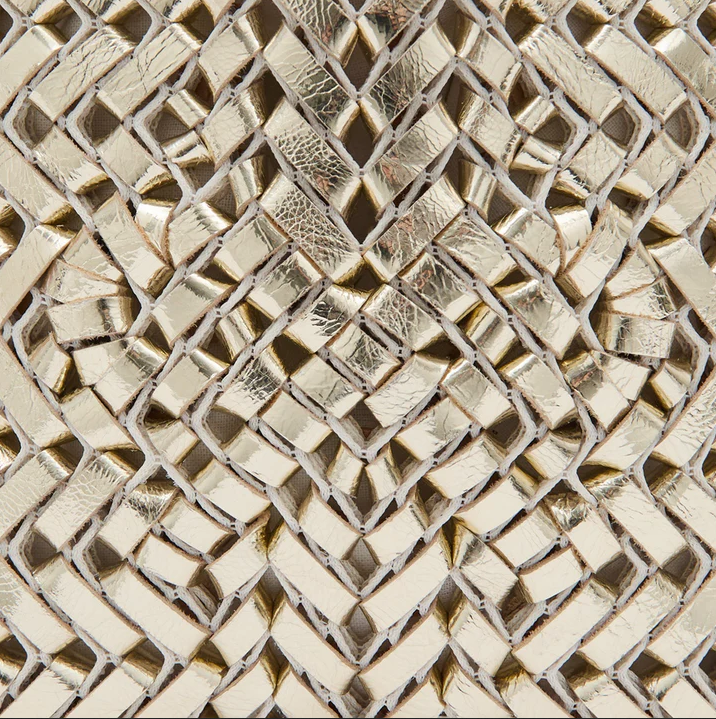 ANYA HINDMARCH Neeson Crossbody Pouch - Gold Mirror