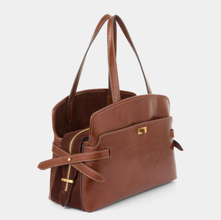 ANYA HINDMARCH Wilson Shoulder Bag - Dark Cedar