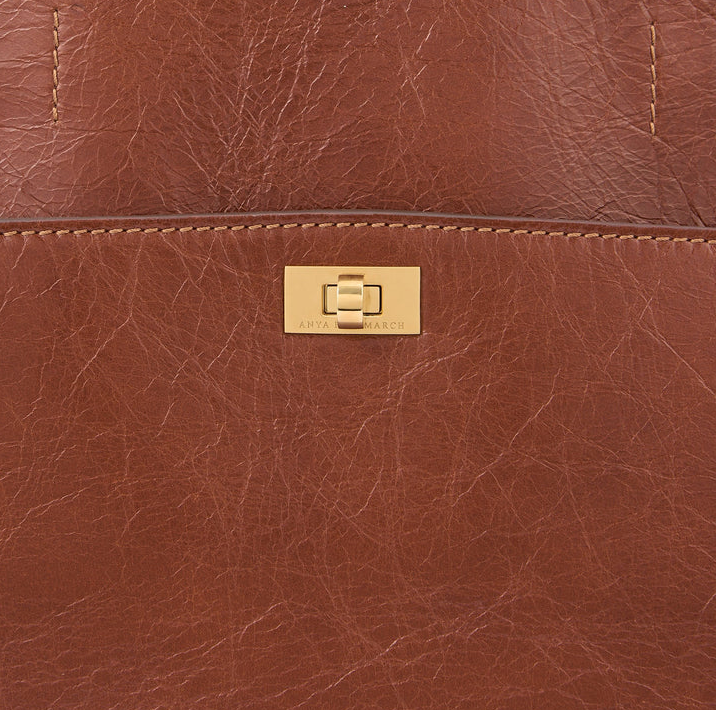 ANYA HINDMARCH Wilson Shoulder Bag - Dark Cedar