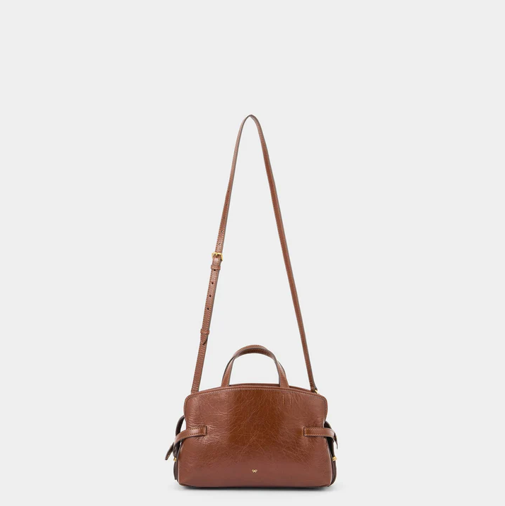 ANYA HINDMARCH Wilson Crossbody - Dark Cedar Brown