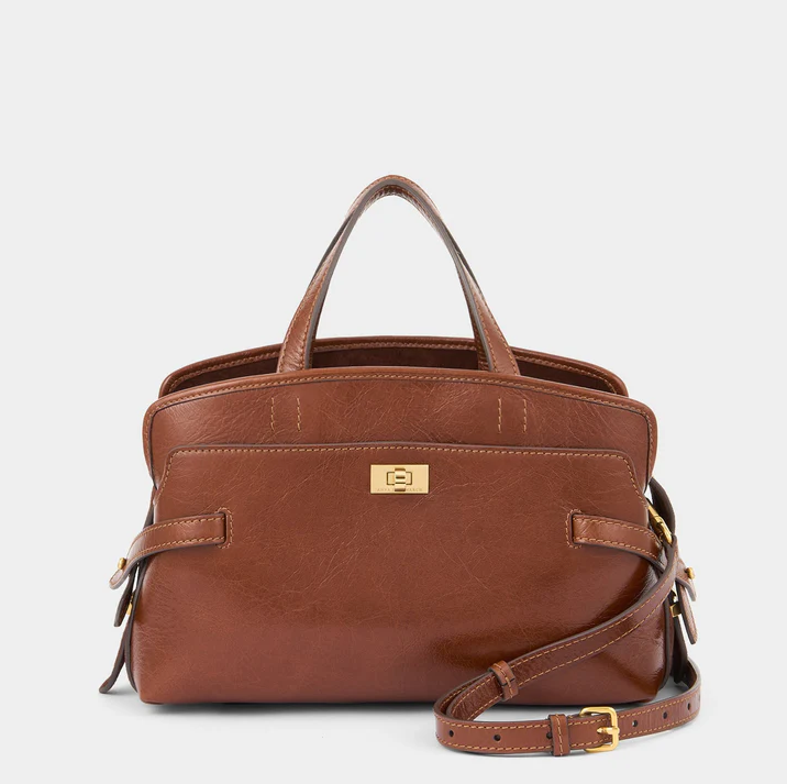 ANYA HINDMARCH Wilson Crossbody - Dark Cedar Brown