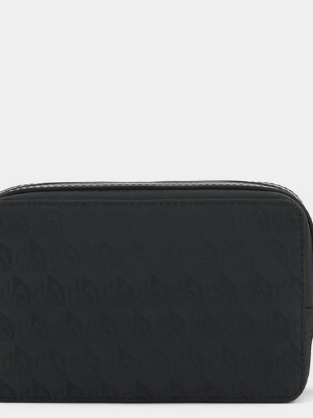 ANYA HINDMARCH Nylon Important Things Pouch AH Logo - Black