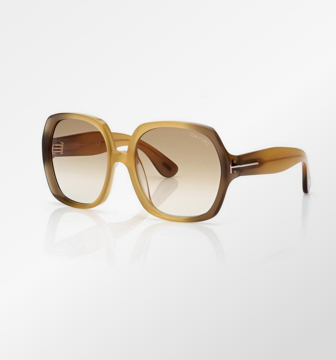 TOM FORD Saffron - Yellow/Gradient Brown Lens