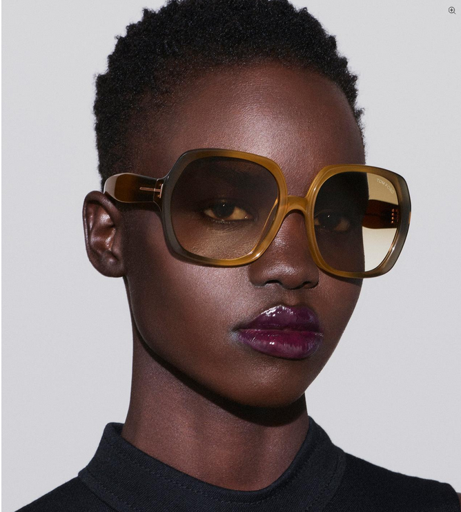 TOM FORD Saffron - Yellow/Gradient Brown Lens