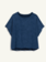 FRANK & EILEEN Olive Fleece Capelet - Indigo Mineral