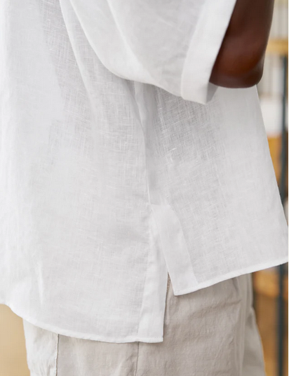 FRANK & EILEEN Rosie Linen - White