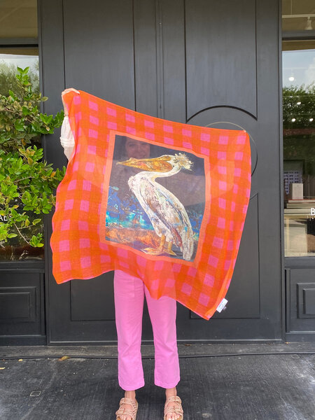 KIM BULLEN 38" Modal Scarf - Porch Pop