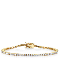 SYDNEY EVAN 14K Gold & Diamond Tennis Bracelet - 6.5"