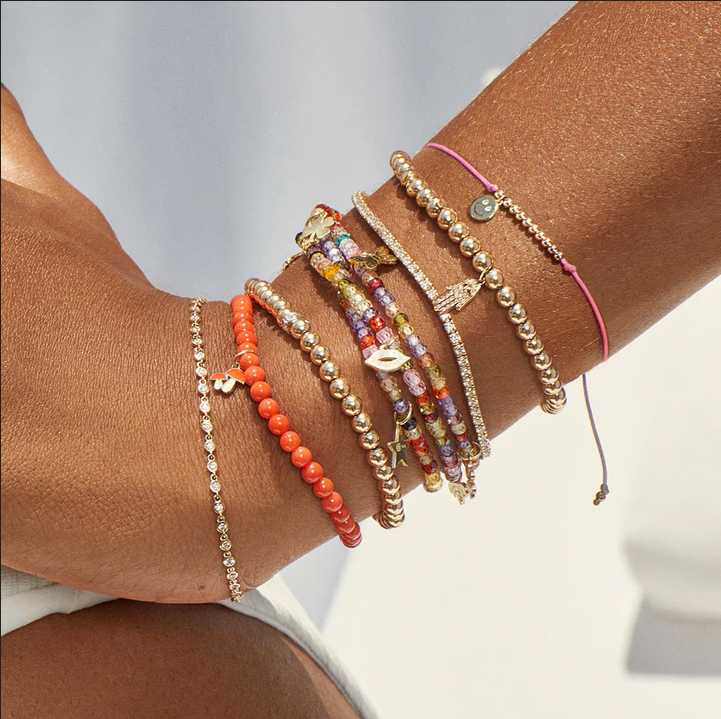 SYDNEY EVAN 14K Gold & Diamond Tennis Bracelet - 6.5"