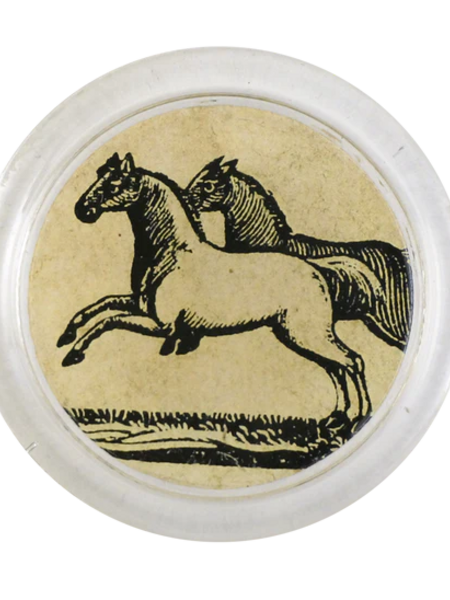 JOHN DERIAN 4" Coaster - Iconic Horses