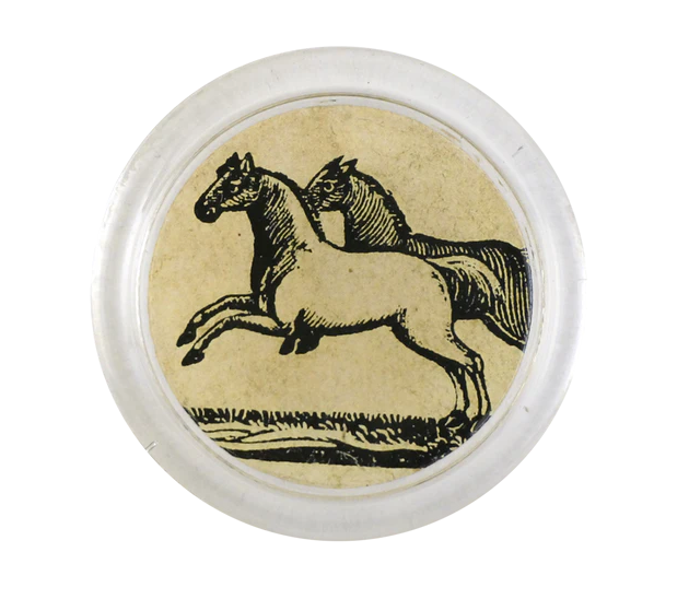 JOHN DERIAN 4" Coaster - Iconic Horses