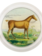 JOHN DERIAN 6" Coaster - Brown Horse