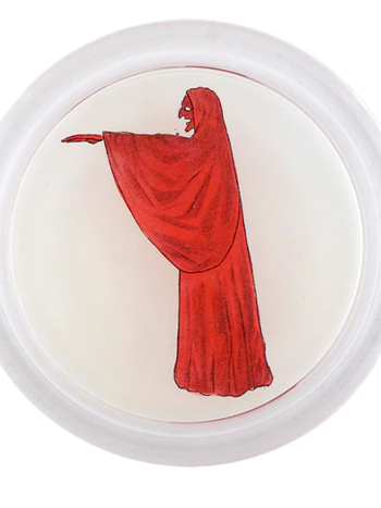 JOHN DERIAN 6" Coaster - Spectre Red