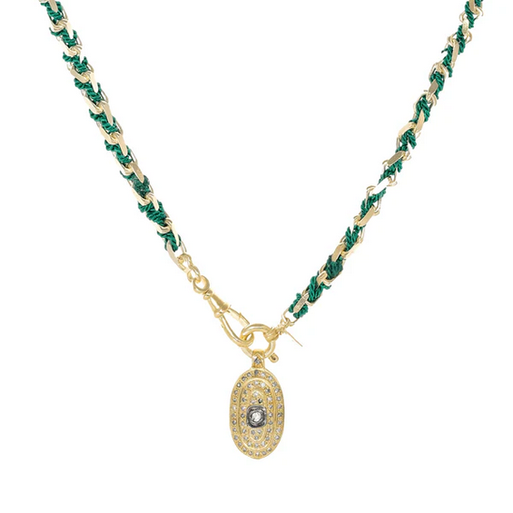 MARIE LAURE CHAMOREL No. 951 Necklace - Gold Green