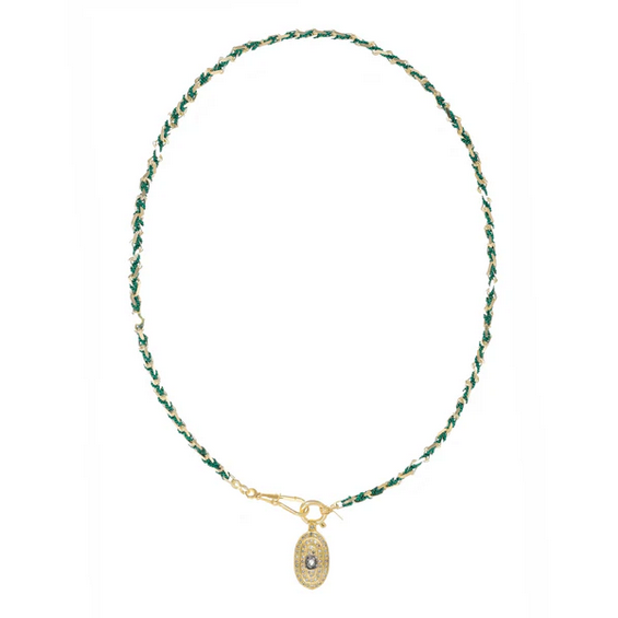 MARIE LAURE CHAMOREL No. 951 Necklace - Gold Green