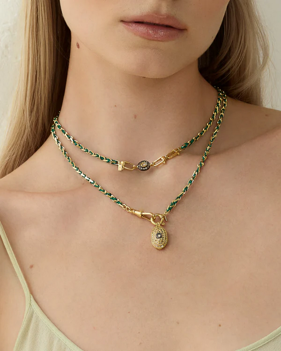 MARIE LAURE CHAMOREL No. 951 Necklace - Gold Green