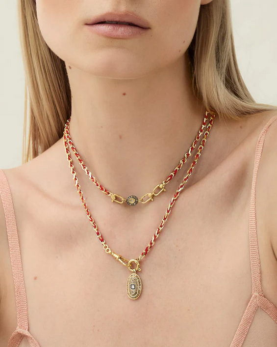 MARIE LAURE CHAMOREL No. 951 Necklace - Gold Red