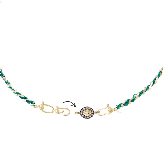 MARIE LAURE CHAMOREL No. 952 Necklace - Gold Green