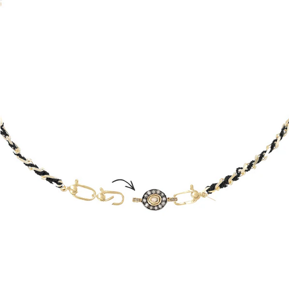 MARIE LAURE CHAMOREL No. 952 Necklace - Gold Black