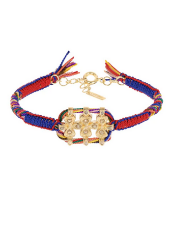 MARIE LAURE CHAMOREL No. 906 Bracelet - Gold Red Navy