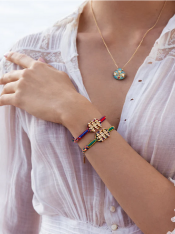 MARIE LAURE CHAMOREL No. 906 Bracelet - Gold Green Yellow