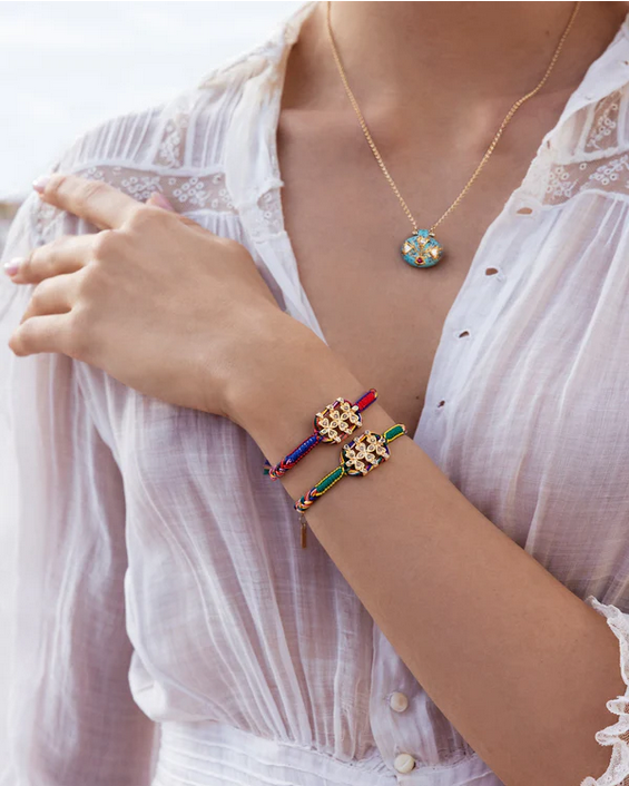 MARIE LAURE CHAMOREL No. 906 Bracelet - Gold Green Yellow