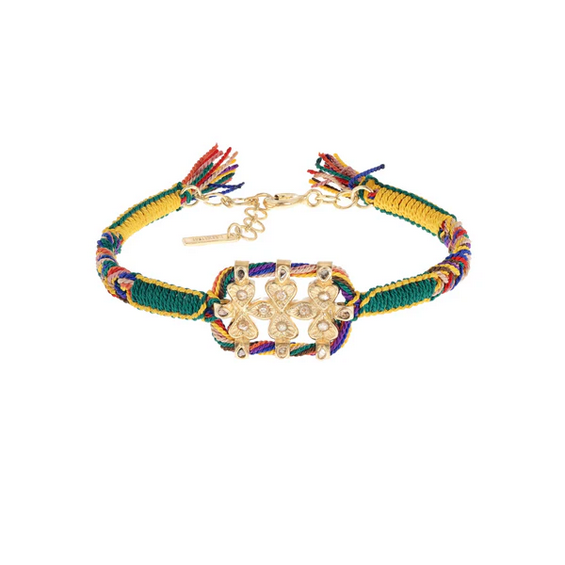 MARIE LAURE CHAMOREL No. 906 Bracelet - Gold Green Yellow