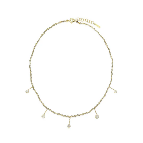 MARIE LAURE CHAMOREL No. 606 Necklace - Gold Grey