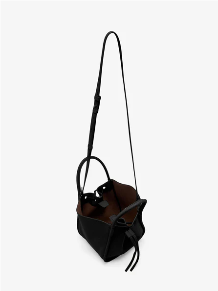 PROENZA SCHOULER Small Ruched Tote - Pebbled Black