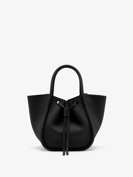 PROENZA SCHOULER Small Ruched Tote - Pebbled Black
