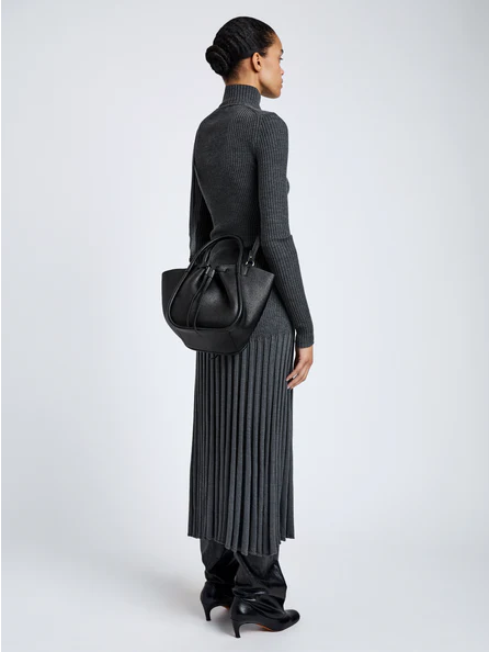 PROENZA SCHOULER Small Ruched Tote - Pebbled Black