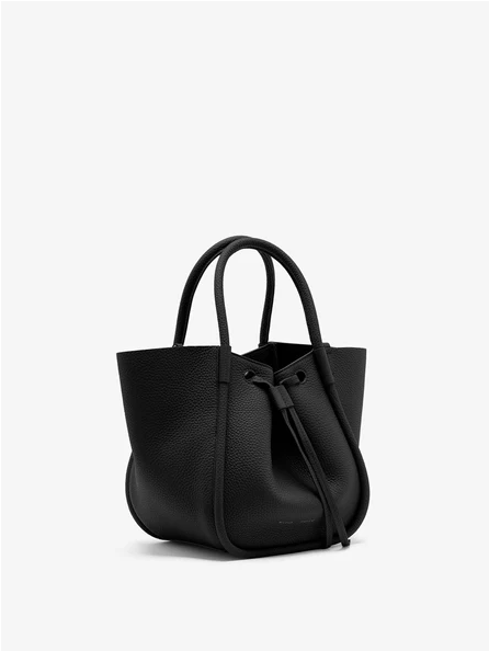 PROENZA SCHOULER Small Ruched Tote - Pebbled Black