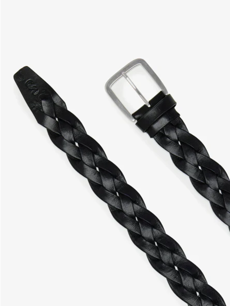 PROENZA SCHOULER Wide Braid Belt - Black