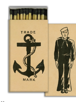 JOHN DERIAN John Derian Co. Matches - Sailor & Anchor